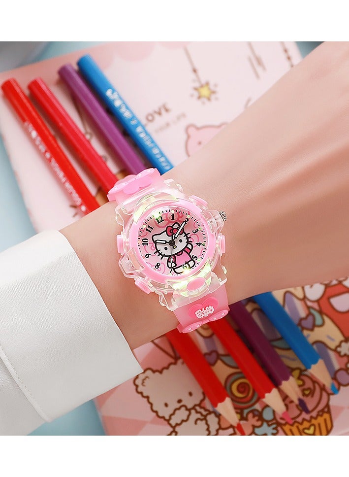 Girls' Watch - 3D Cartoon Colorful Luminous Waterproof Children's Watch, suitable for girls aged 2-8 years old, also makes a great toy for girls aged 3, 4, 5, 6, or 7 - Children's Gift - Image 3